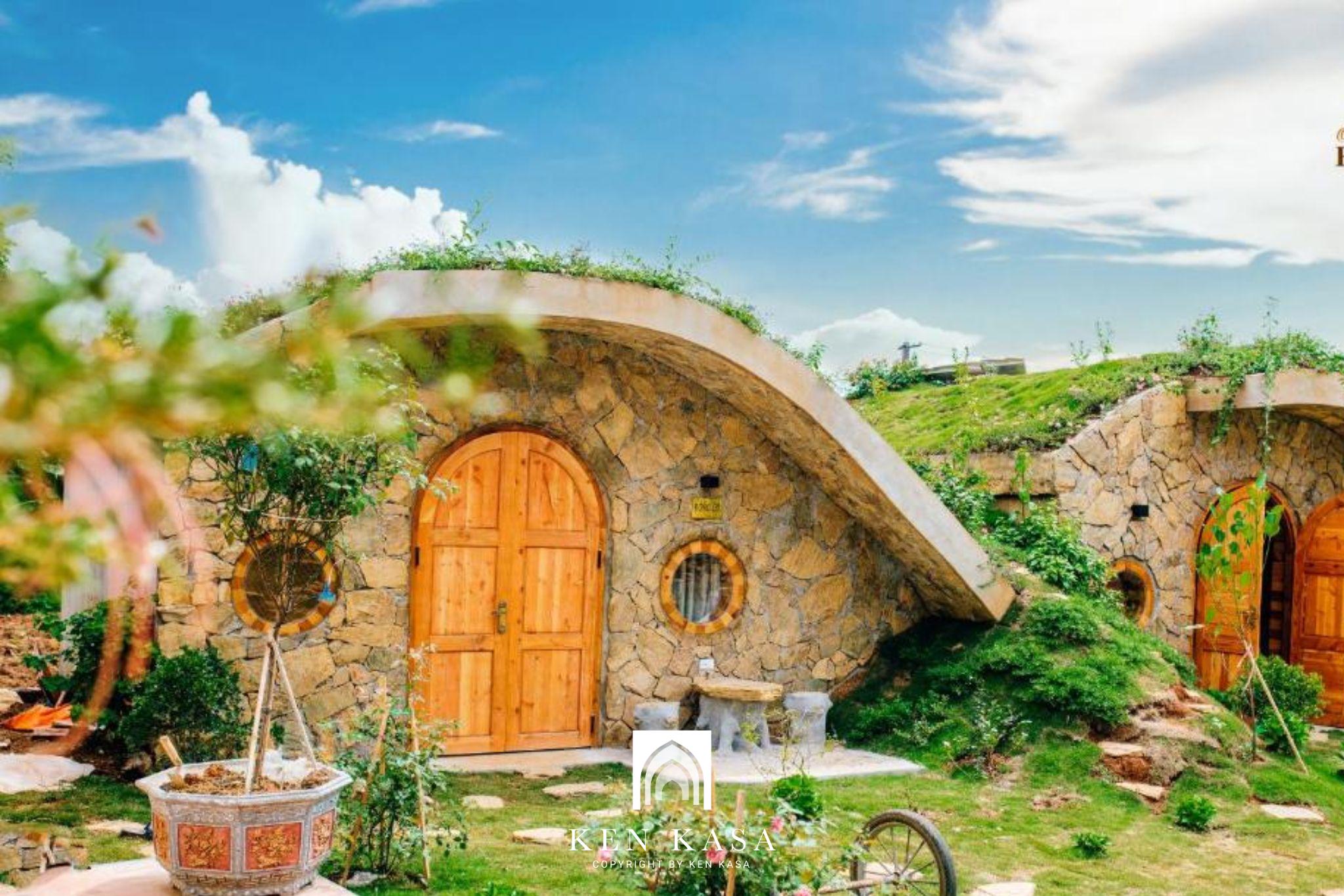 mẫu thiết kế homestay nhà vườn hobbiton mộc châu
